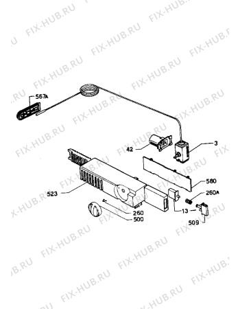 Взрыв-схема холодильника Zanussi ZI9163 - Схема узла Electrical equipment